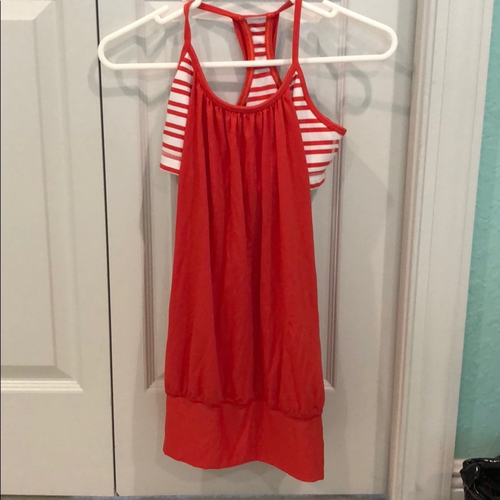 Lulu lemon tank top with built in sports bra
